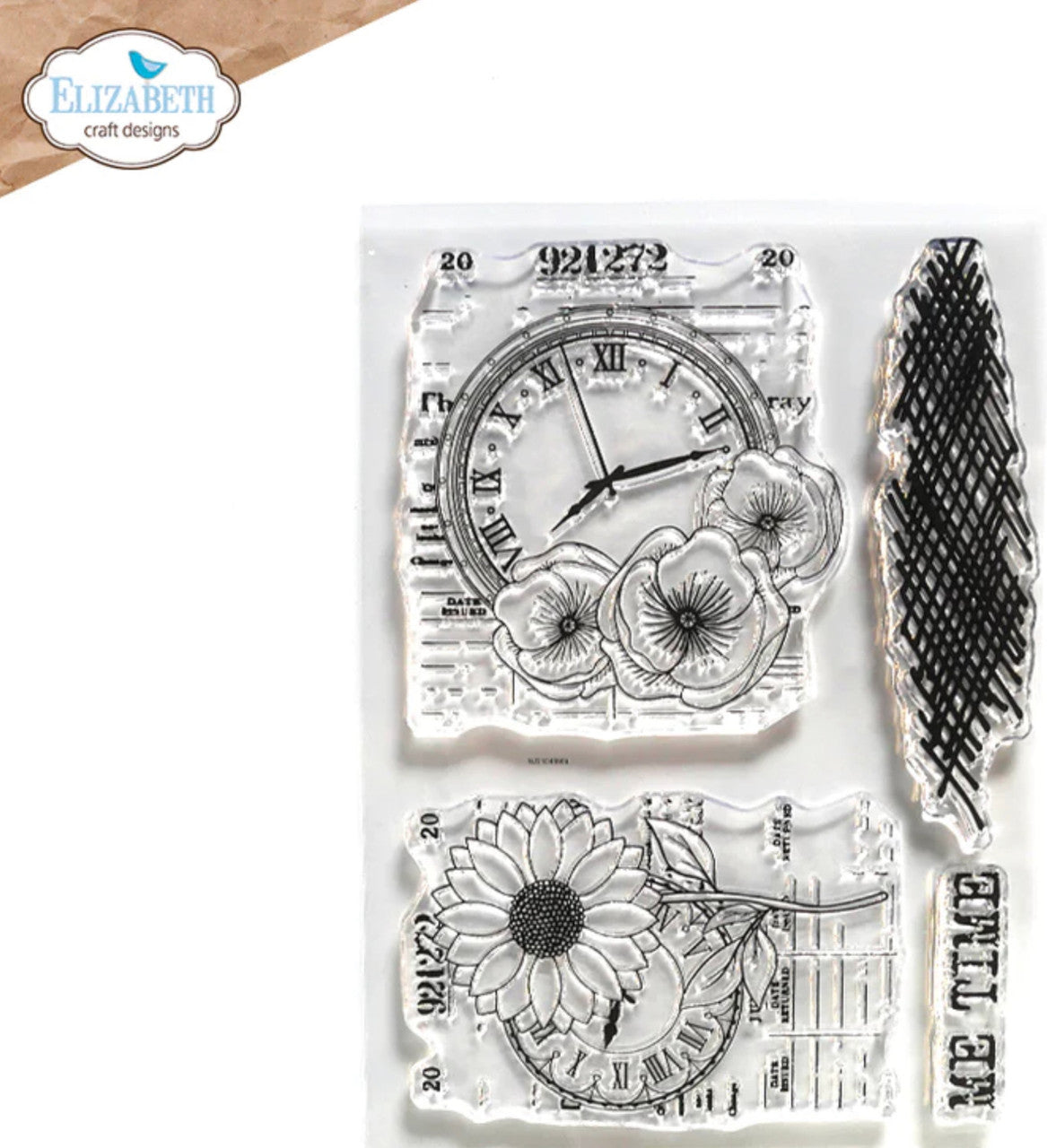 Elizabeth Craft Designs Me Time Stamp Set